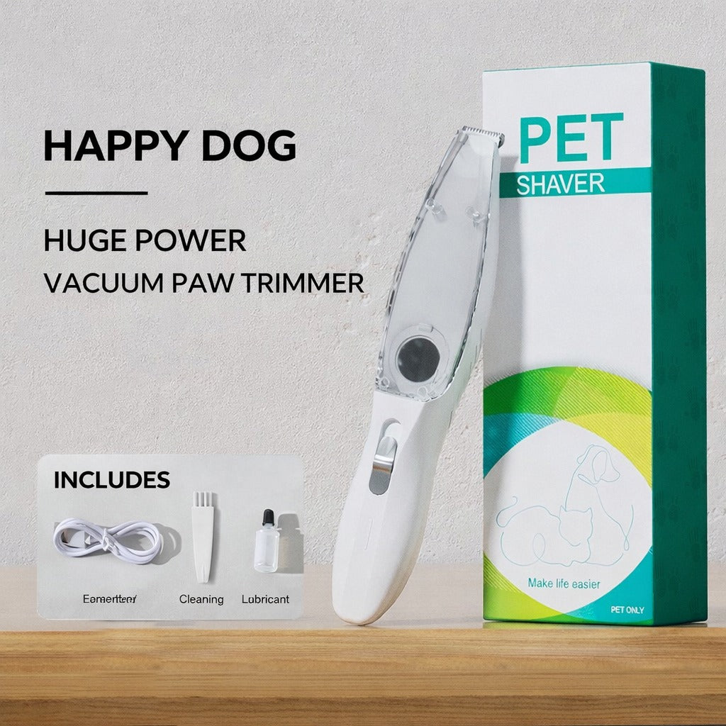 Groom Your Pet Without the Mess – 2-in-1 Vacuum Clipper for Dogs & Cats