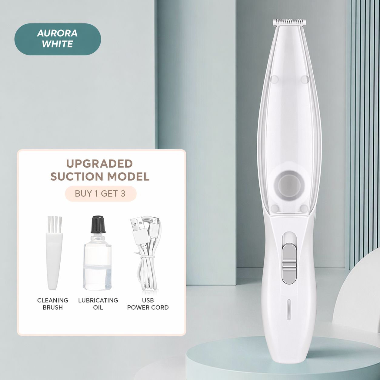 Groom Your Pet Without the Mess – 2-in-1 Vacuum Clipper for Dogs & Cats