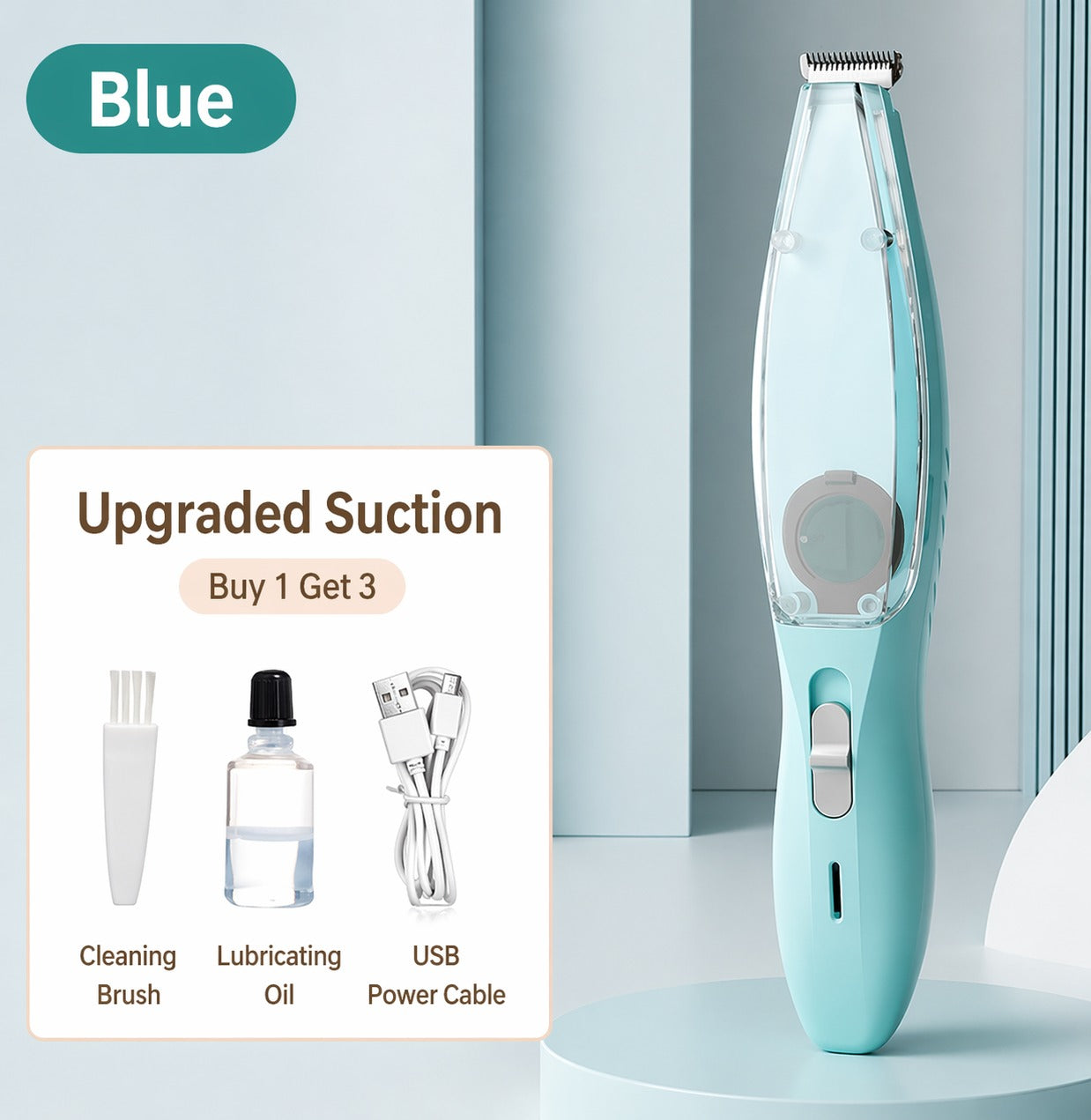 Groom Your Pet Without the Mess – 2-in-1 Vacuum Clipper for Dogs & Cats